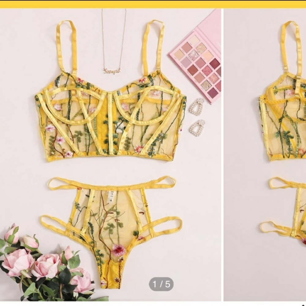 Yellow Bikini/Lingerie Set